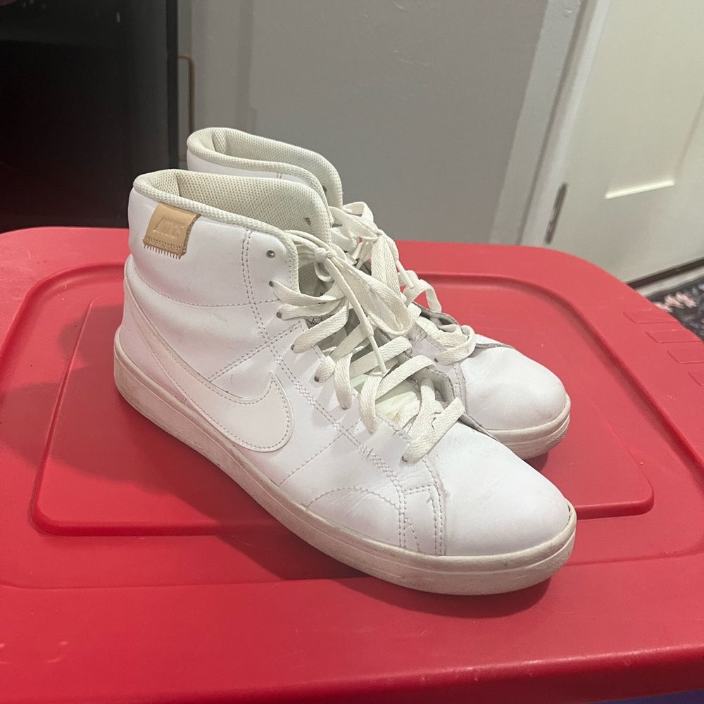 Nike White High-Top Sneakers